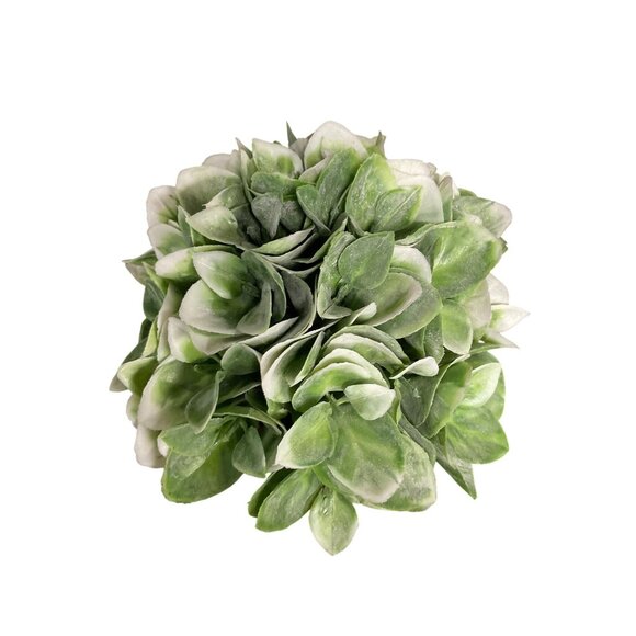 6.5 In. Artificial Potted Succulents In Terracotta-Like Pots With Green & White - Picture 3 of 5